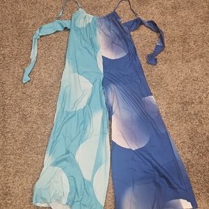 Blue and Light Blue Jumpsuit